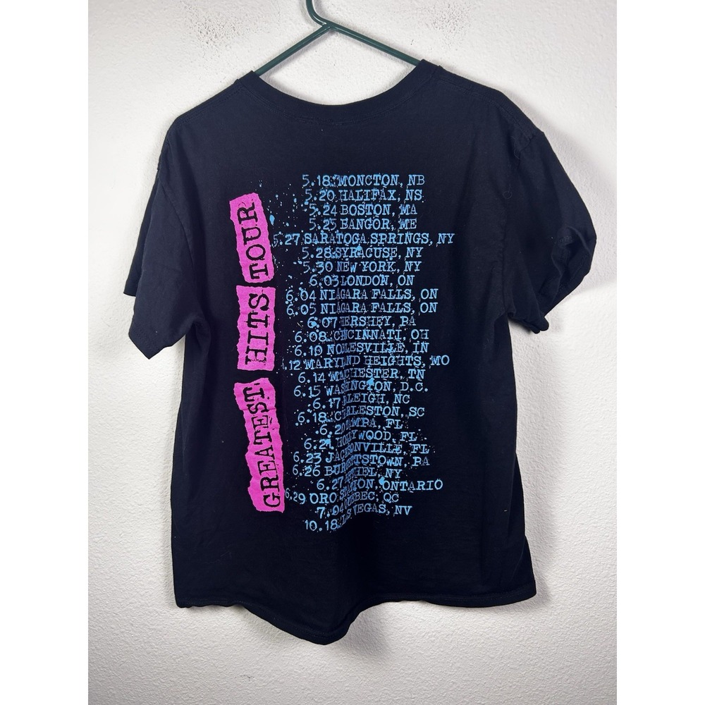 Avril Lavigne Greatest Hits Tour Womens Shirt Top Double Side Graphic Band Sz L - Picture 6 of 6